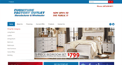 Desktop Screenshot of furnitureoutletplace.com