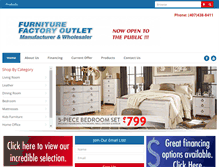 Tablet Screenshot of furnitureoutletplace.com